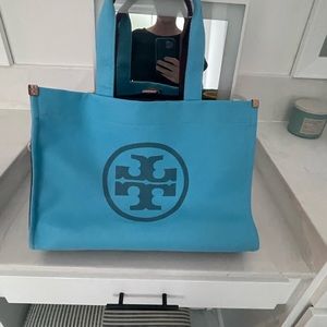 Tory Burch canvas tote.